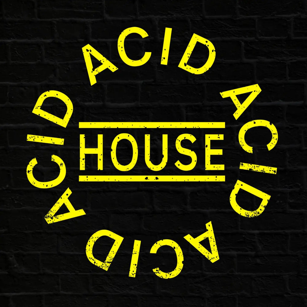 Acid House Circle Logo Mens T Shirt