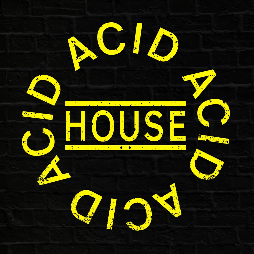 Acid House Circle Logo Mens T Shirt