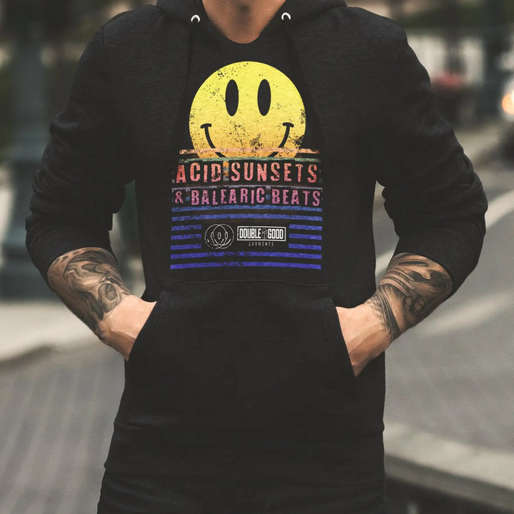Acid Sunsets Balaeric Beats Hoodie
