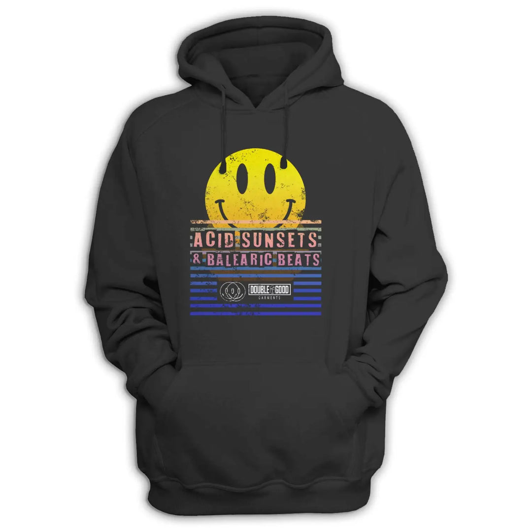 Acid Sunsets Balaeric Beats Hoodie - Small