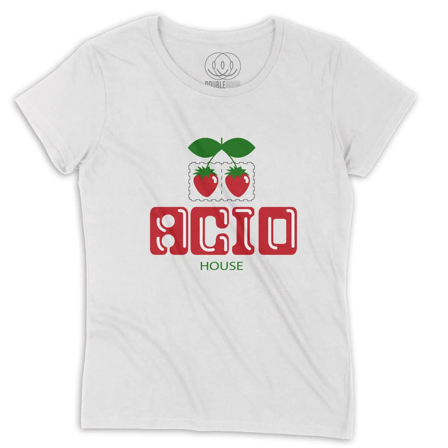 Pacha Acid House Womens T - Shirt - Small / White
