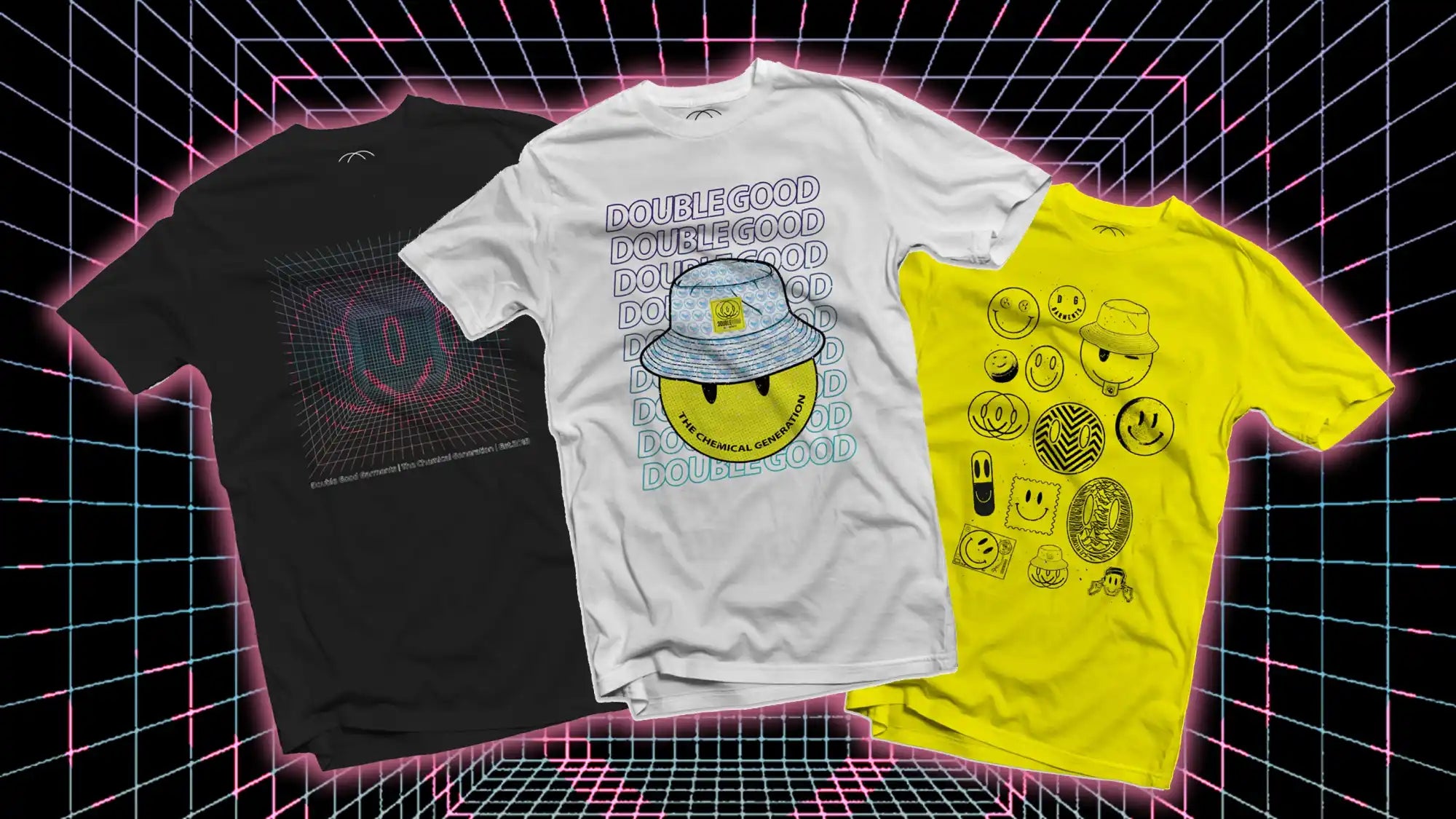 Three graphic t-shirts.
