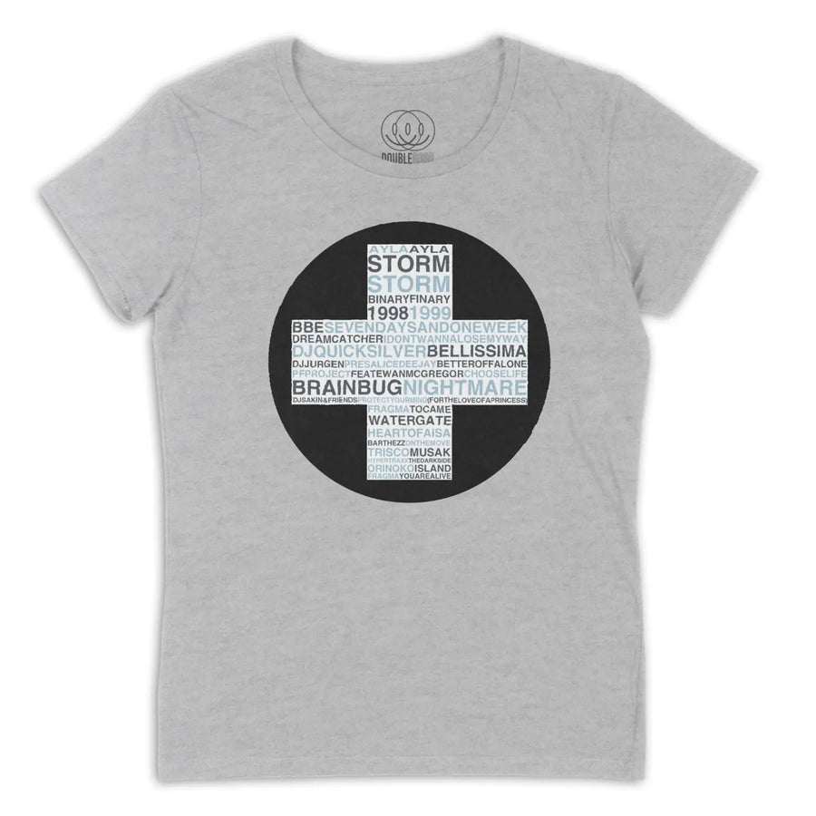 Trance Classics Positiva Records Womens T Shirt - Small / Light Grey