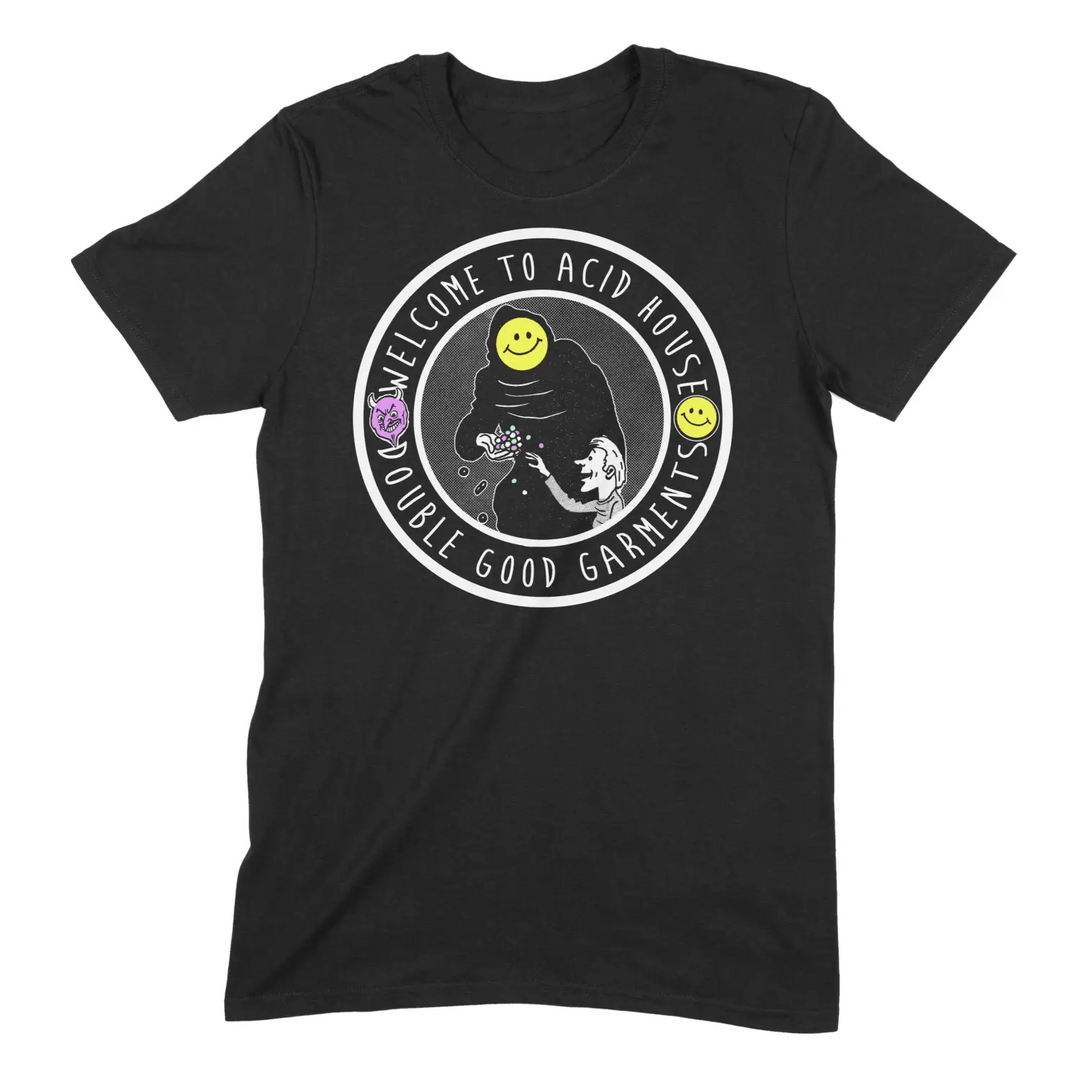 Welcome to Acid House Men’s T - Shirt - Small / Black