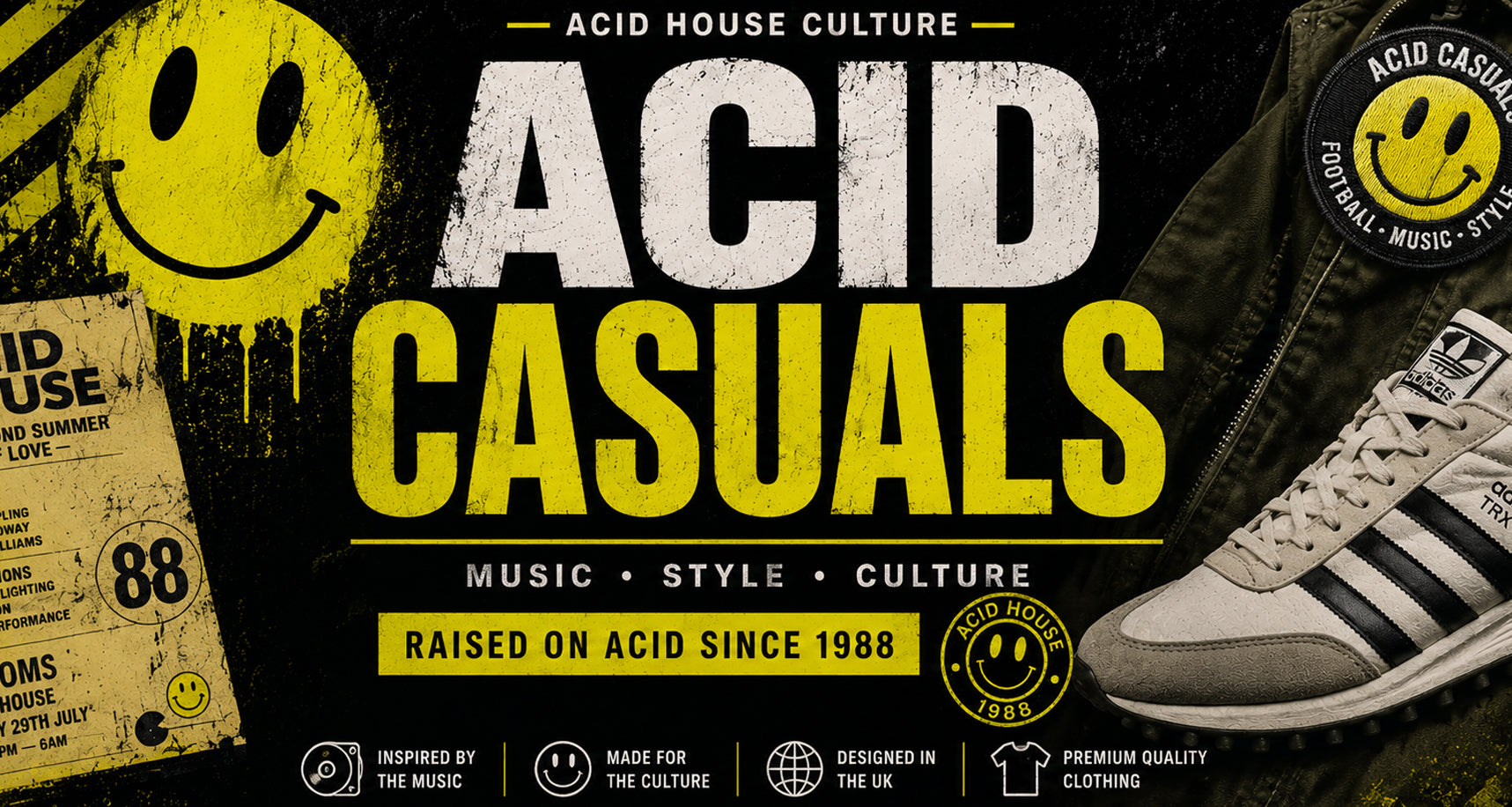 Football Casual & Acid House Clothing