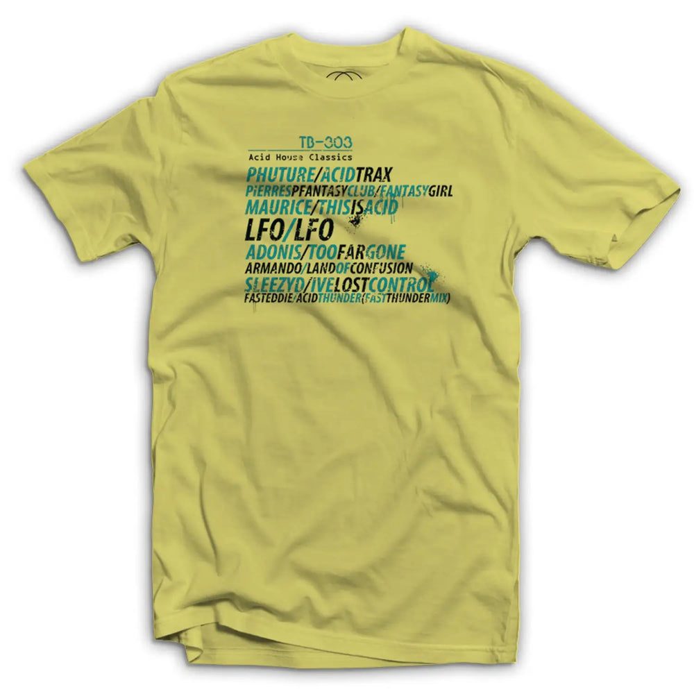 303 Classics Roland Synth Mens T - Shirt - Small / Yellow