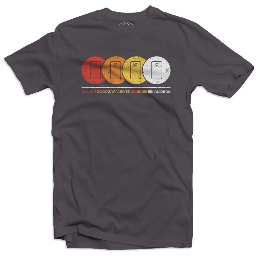 Acid 808 Men’s T - Shirt - M / Charcoal Grey