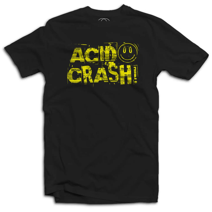 Acid Crash Mens T - Shirt - Small / Black