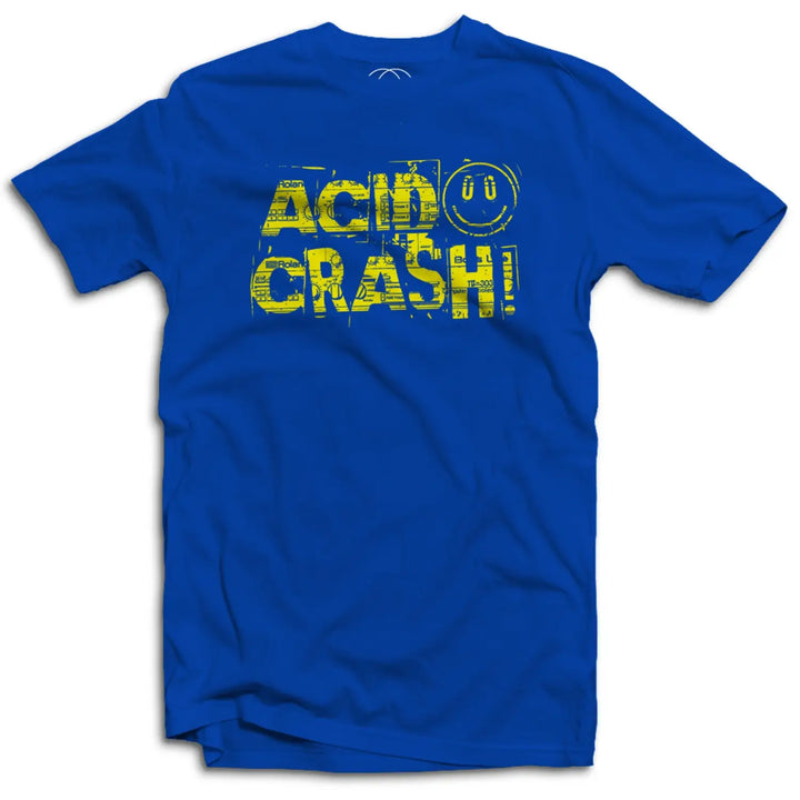 Acid Crash Mens T - Shirt - Small / Royal Blue