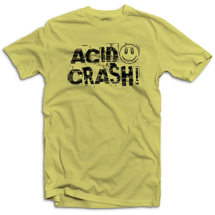Acid Crash Mens T - Shirt - Small / Yellow