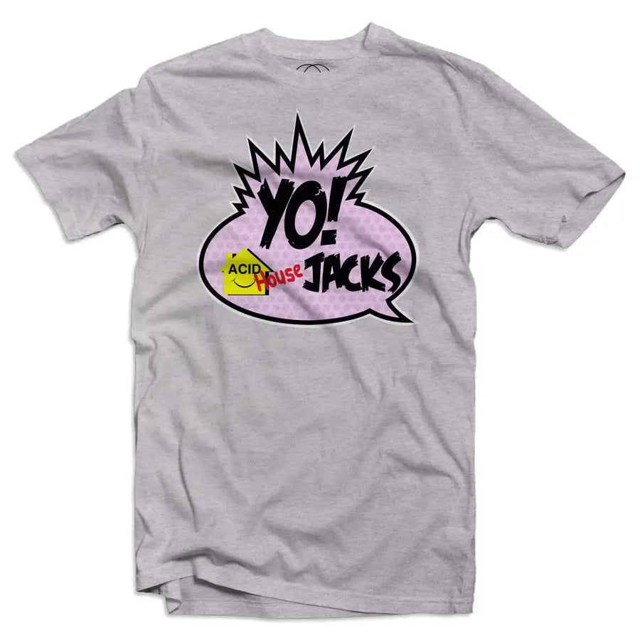 Acid House Jacks Men's Grey T-Shirt