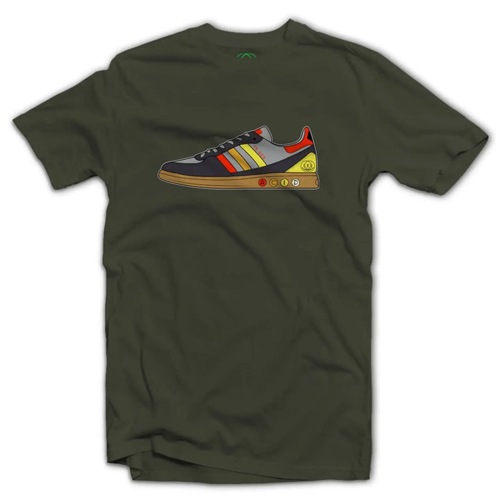 Adi 808 Acid Casuals Men’s T - Shirt - L / Khaki