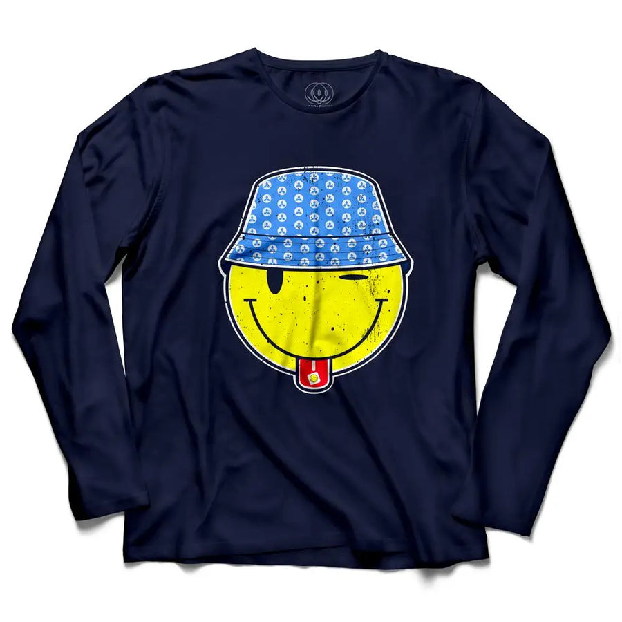 Bucket Head Acid Men's Long Sleeve T-Shirt