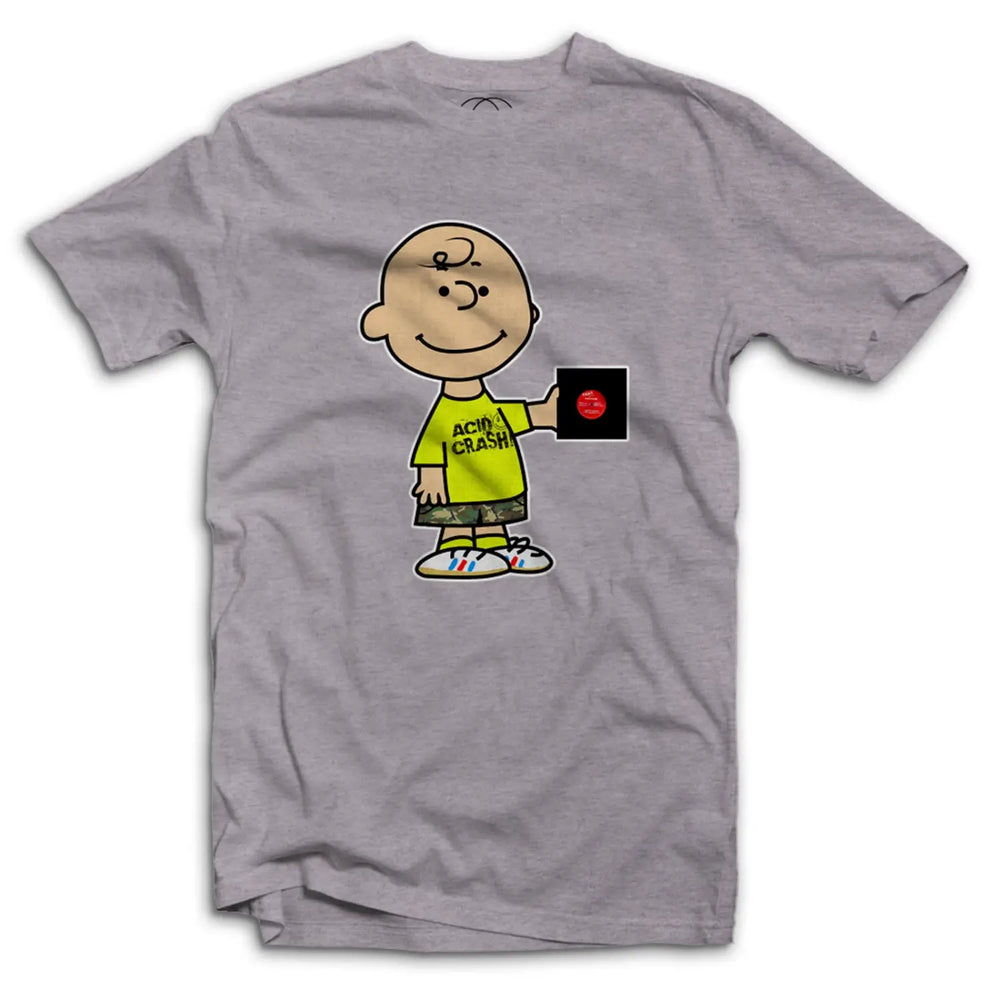 Charlie Acid Mens T - Shirt - Small / Light Grey