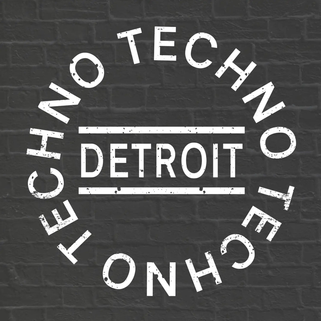 Detroit Techno Circle Logo Mens T - Shirt