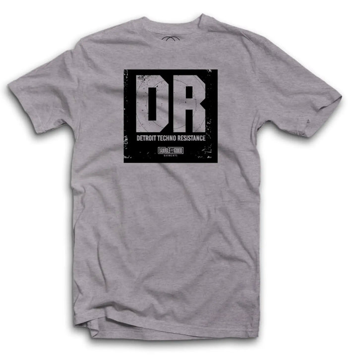 Detroit Techno Resistance - Underground Resistance Tribute T - Shirt - Small / Light Grey