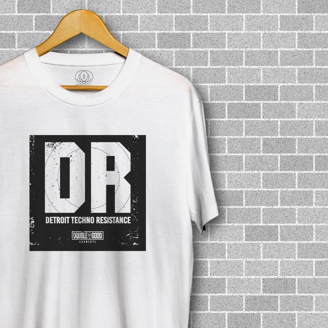 Detroit Techno Resistance - Underground Resistance Tribute T - Shirt - Small / White
