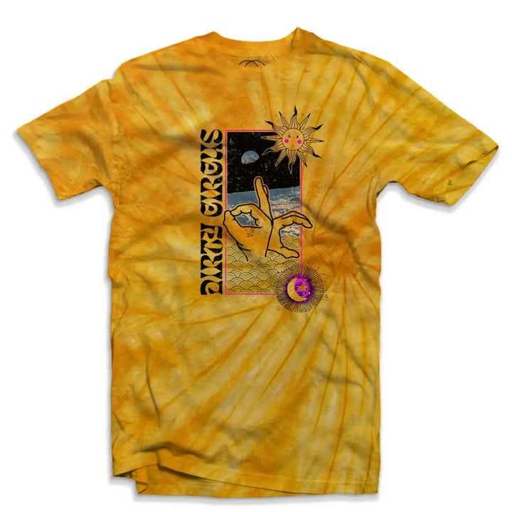 Dirty Circus Sun & Moon Sunset Tie Dye T - Shirt