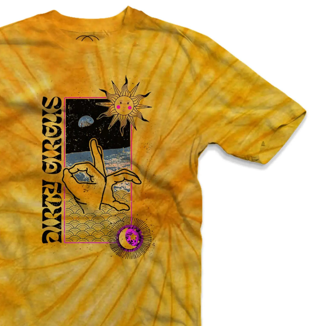 Dirty Circus Sun & Moon Sunset Tie Dye T - Shirt