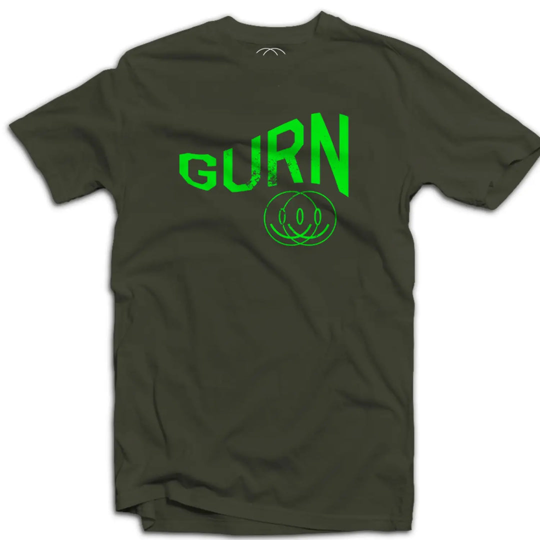 Double Gurn Mens T Shirt - Small / Khaki