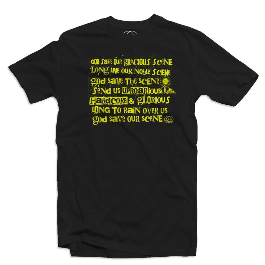 God Save Our Scene Men’s Old Skool Rave T - Shirt - S / Black