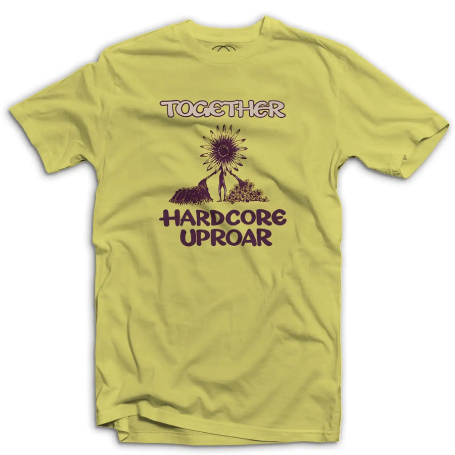 Hardcore Uproar T Shirt - Small / Lemon
