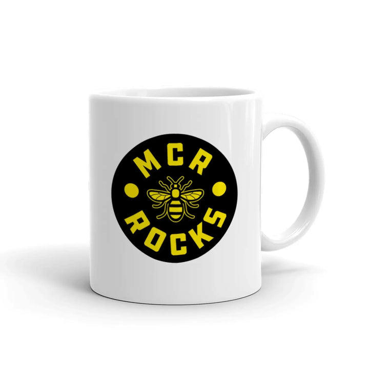 Manchester Rocks Logo Coffee Mug - Black