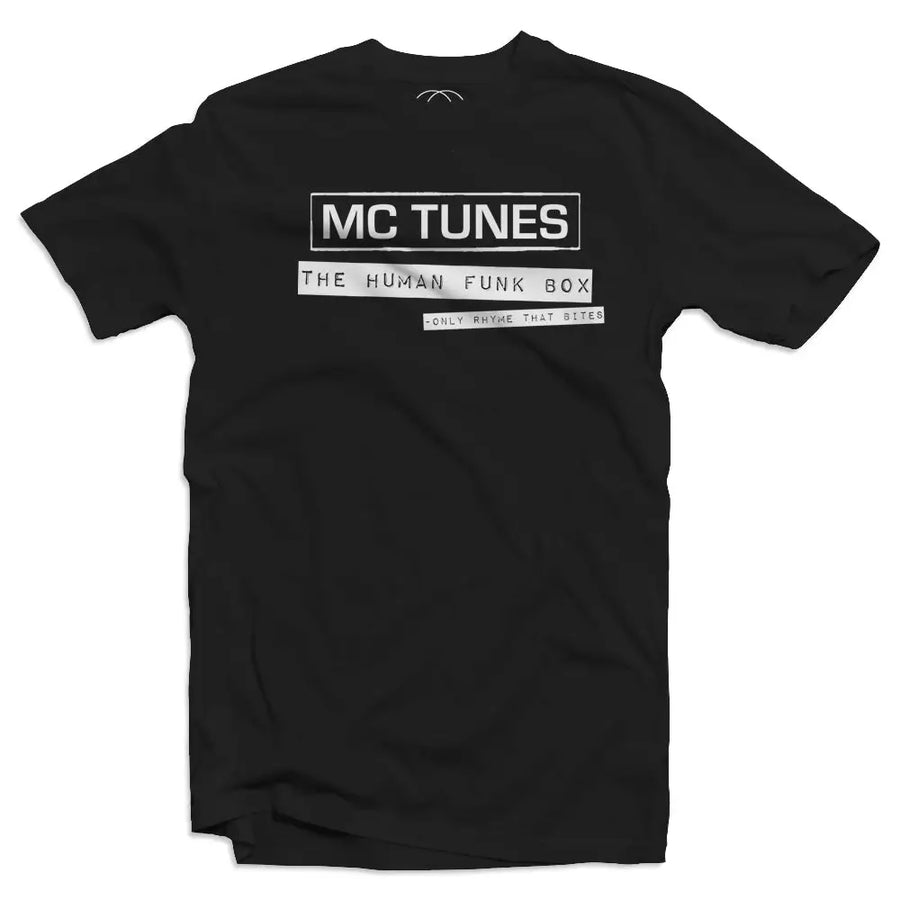 MC Tunes Human Funk T Shirt - Small / Black