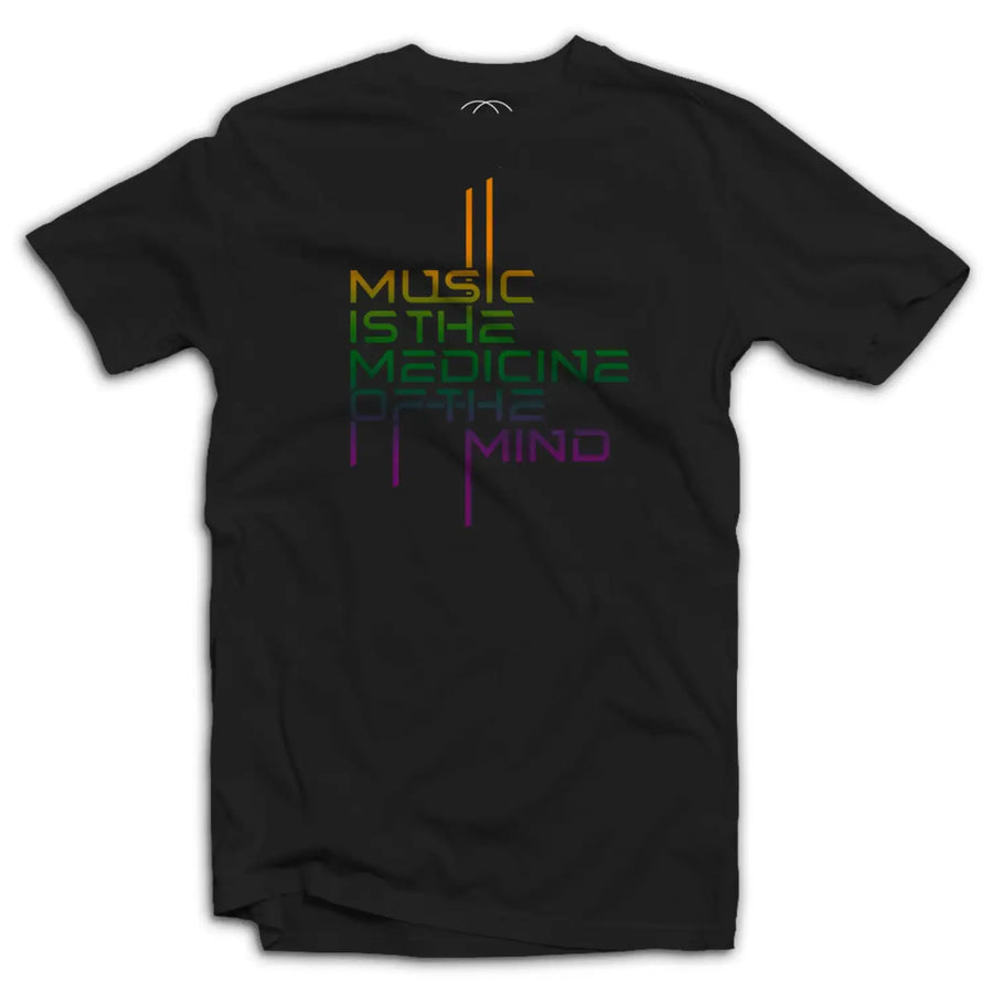 Music is the Medicine of the Mind T Shirt - Small / Black