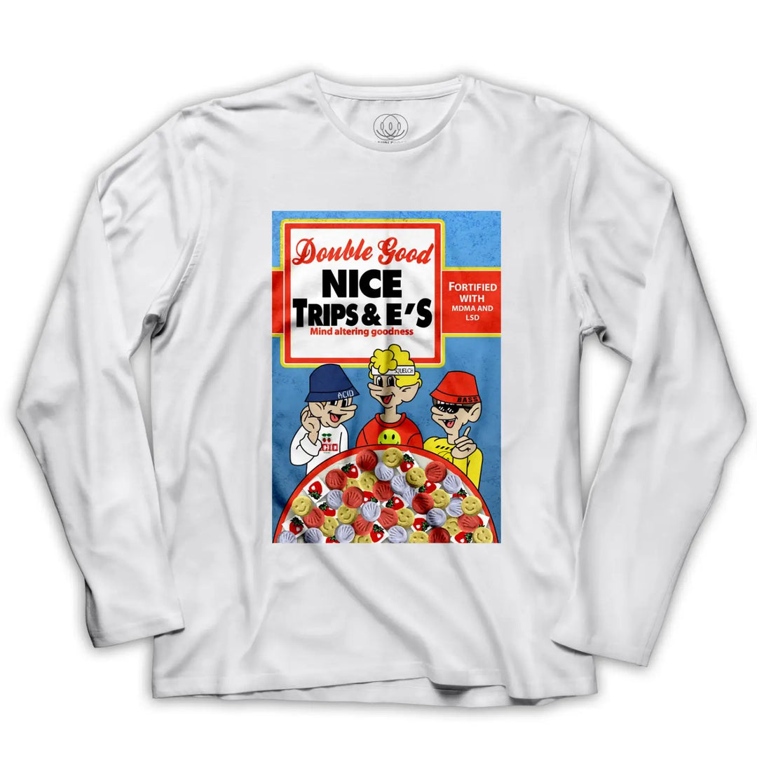 Nice Trips & Es Mens T - Shirt - Small / White