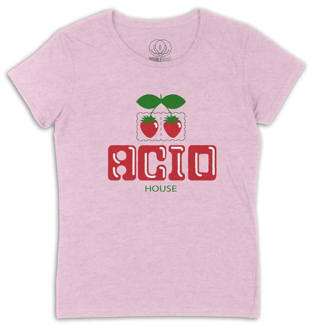 Pacha Acid House Womens T - Shirt - Small / Light Pink