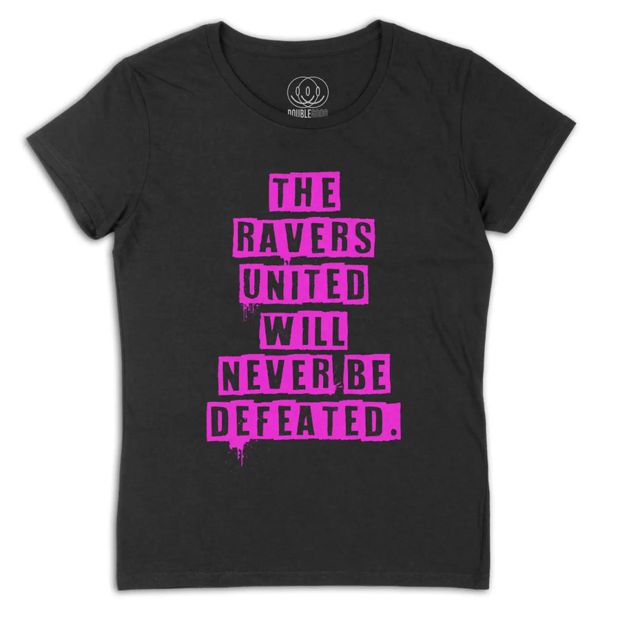 Ravers United Womens T Shirt - Small / Pink Print