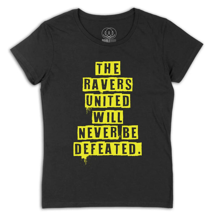 Ravers United Womens T Shirt - Small / Yellow Print
