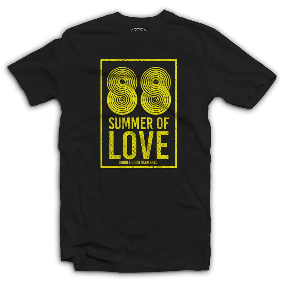 Summer of Love 88 Mens T - Shirt - Small / Black