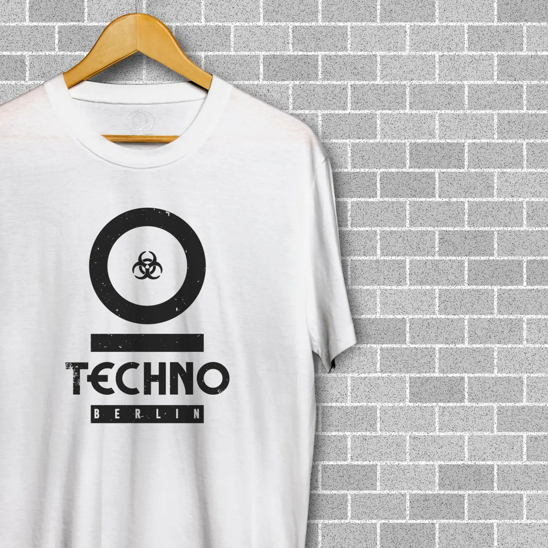 Techno Berlin Tresor Tribute Mens T - Shirt - Small / White