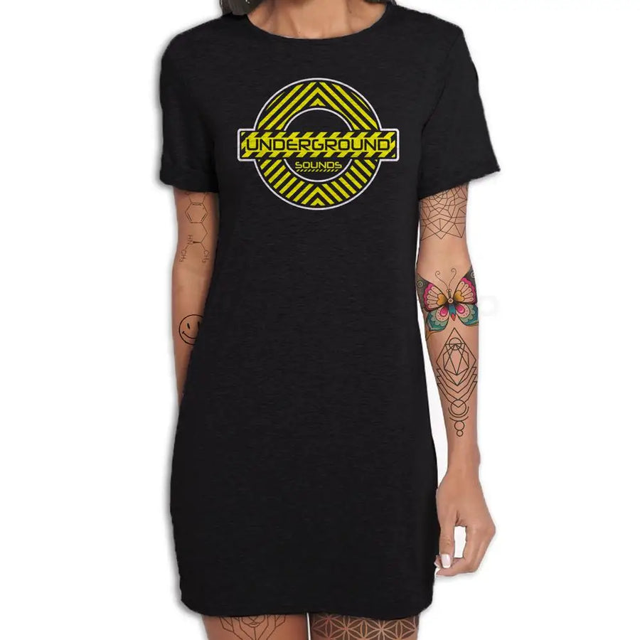 Underground Sounds Women's Black Dress