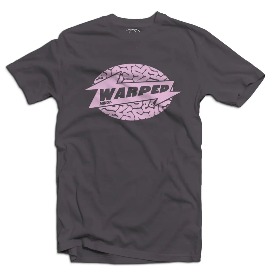 Warped Minds Warp Records Tribute T - Shirt - Small / Charcoal Grey